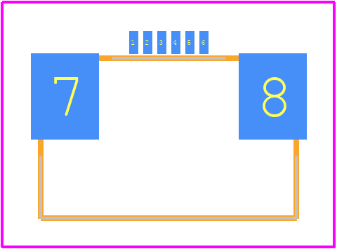 52745-0697 - Molex PCB footprint - Other - Other - 0527450697
