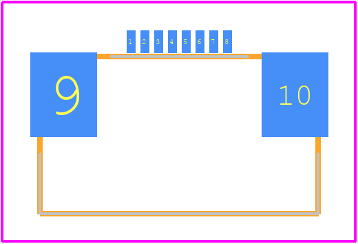 52745-0897 - Molex PCB footprint - Other - Other - 0527450897