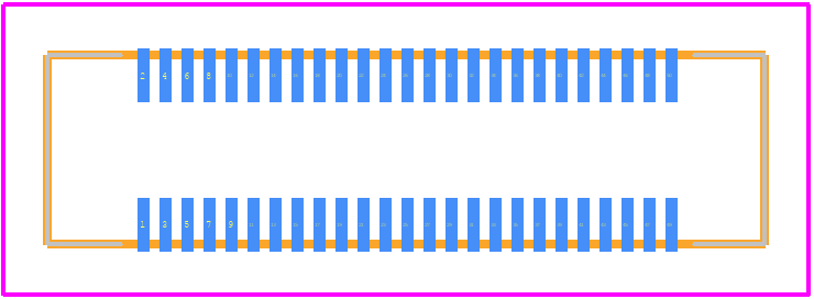 53748-0504 - Molex PCB footprint - Other - Other - 53748-0504