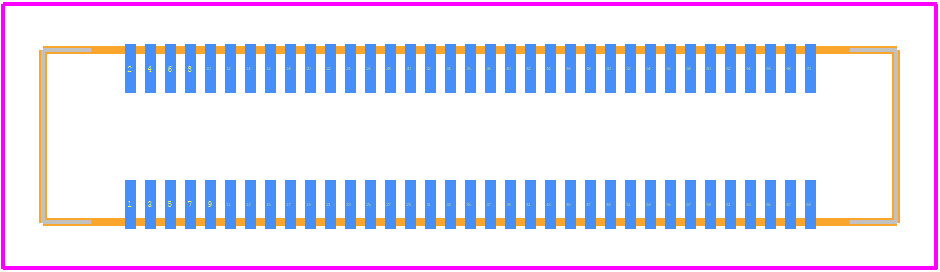 53748-0708 - Molex PCB footprint - Other - Other - 53748-0708