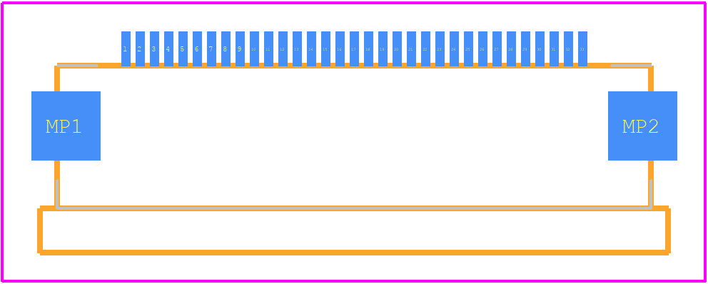 54104-3331 - Molex PCB footprint - Other - Other - 54104-3331-2