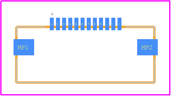 545501233 - Molex PCB footprint - Other - Other - 545501233-2