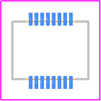 54722-0164 - Molex PCB footprint - Other - Other - 54722-0164-1