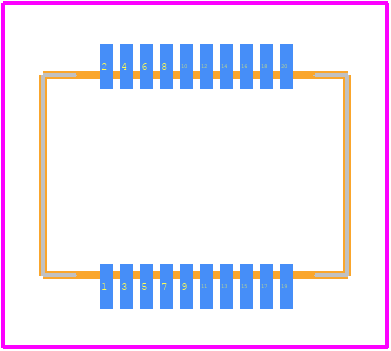54722-0204 - Molex PCB footprint - Other - Other - 54722-0204-1