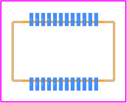 54722-0244 - Molex PCB footprint - Other - Other - 54722-0244-1
