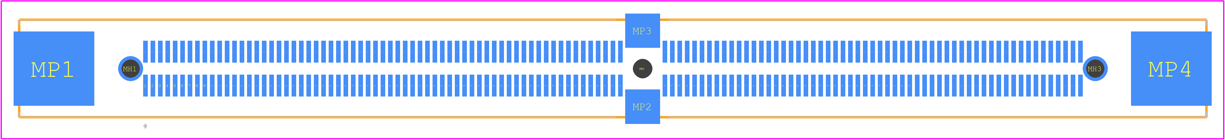 87782-2001 - Molex PCB footprint - Other - Other - 87782-2001-2