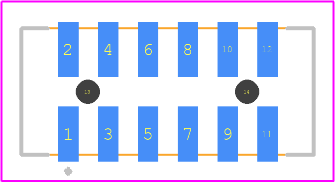 87832-1220 - Molex PCB footprint - Other - Other - 87832-1220