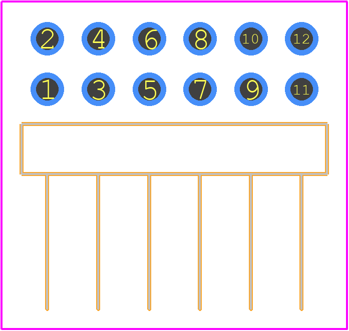90122-0766 - Molex PCB footprint - Other - Other - 90122-0766