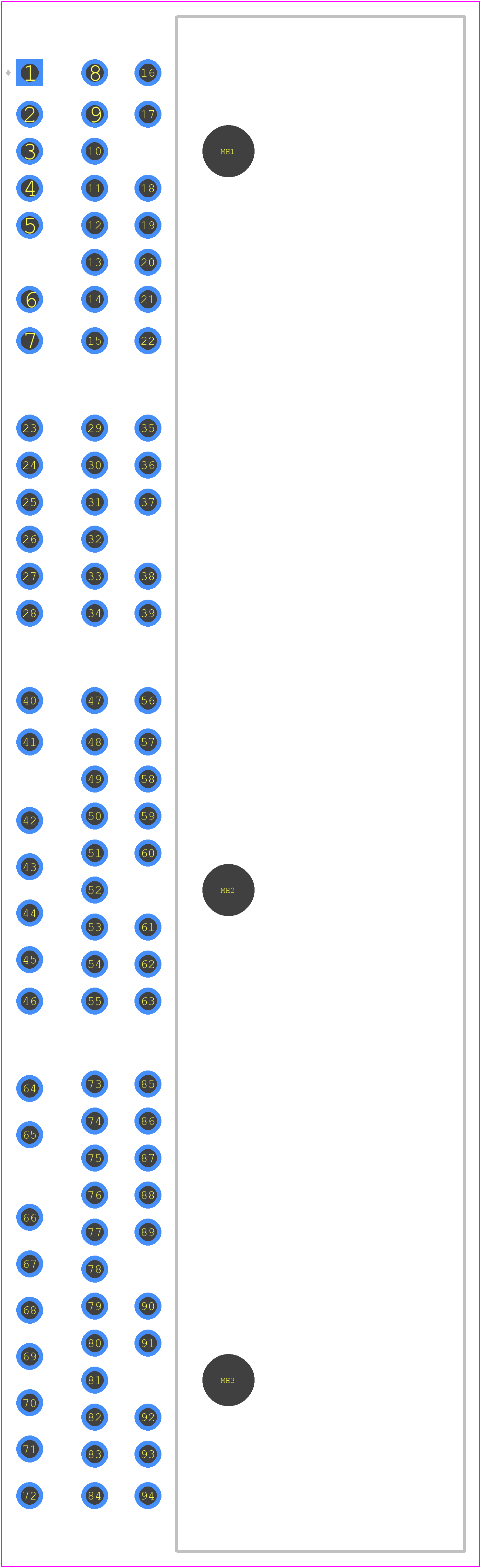 1123794-4 - TE Connectivity PCB footprint - Other - Other - 1123794-4-2