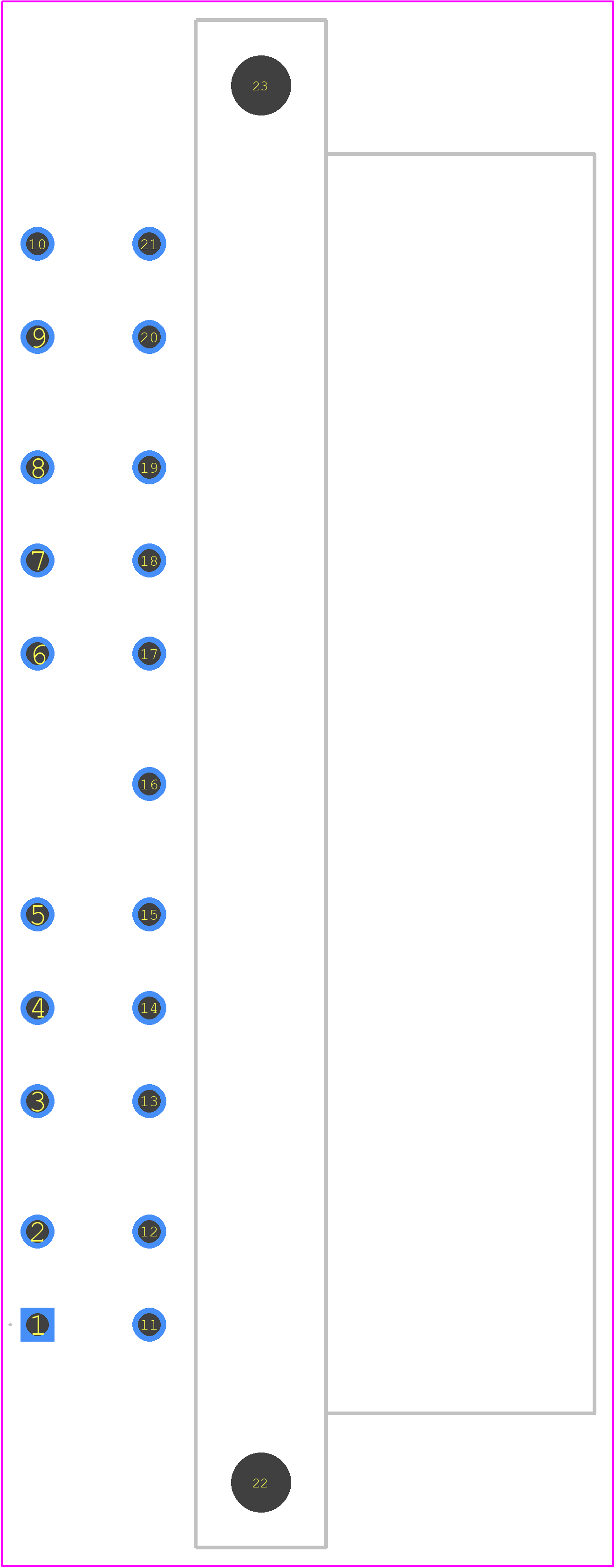 171367-1 - TE Connectivity PCB footprint - Other - Other - 171367-1-3