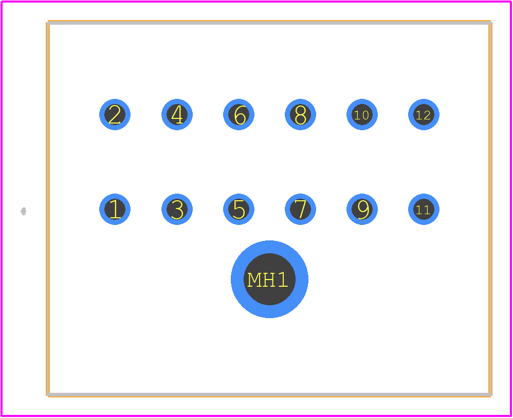172259-4 - TE Connectivity PCB footprint - Other - Other - 172259-4-3