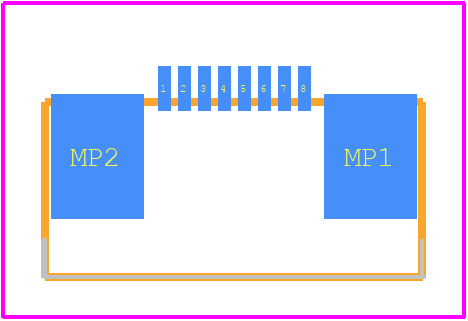 1734839-8 - TE Connectivity PCB footprint - Other - Other - 1734839-8-1