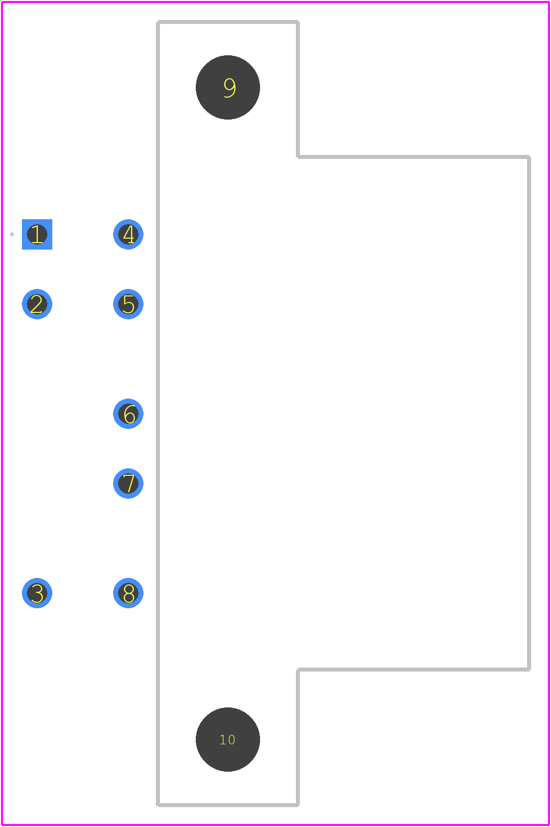 173856-1 - TE Connectivity PCB footprint - Other - Other - 173856-1-2