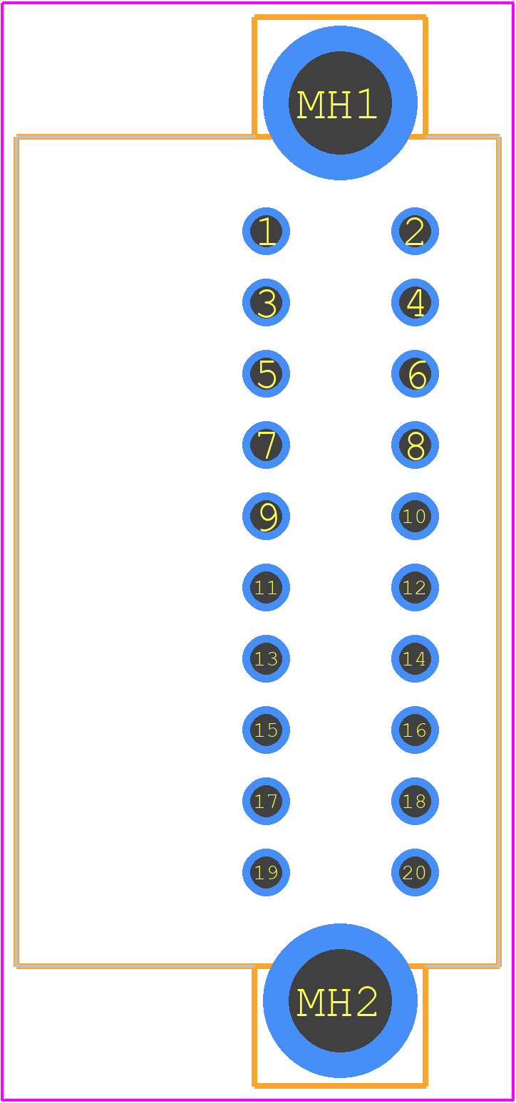 174977-2 - TE Connectivity PCB footprint - Other - Other - 174977-2-2