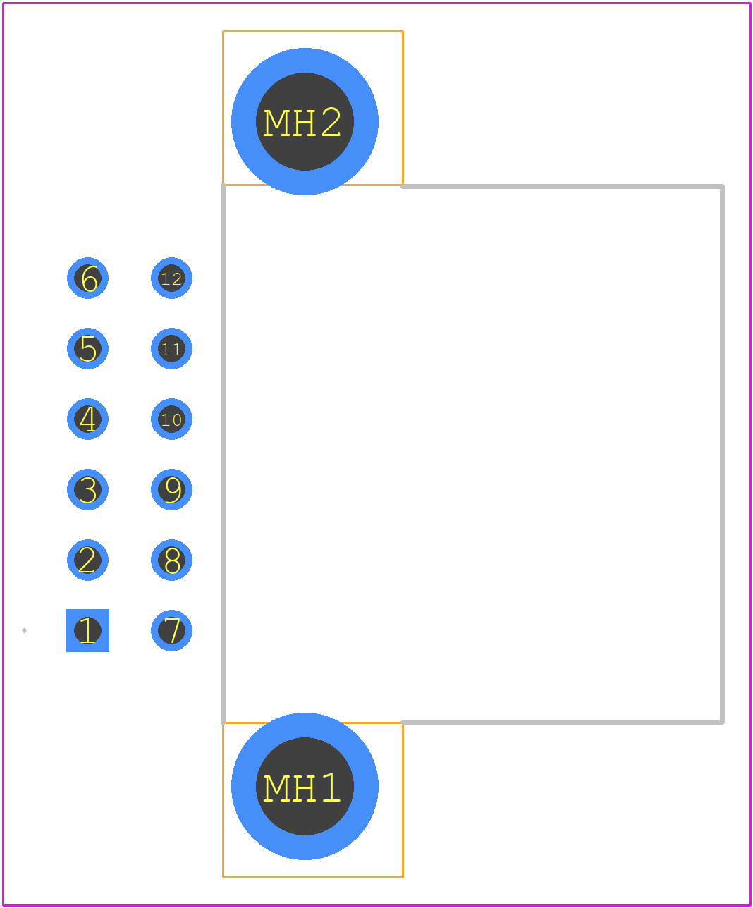 175974-2 - TE Connectivity PCB footprint - Other - Other - 175974-2-2