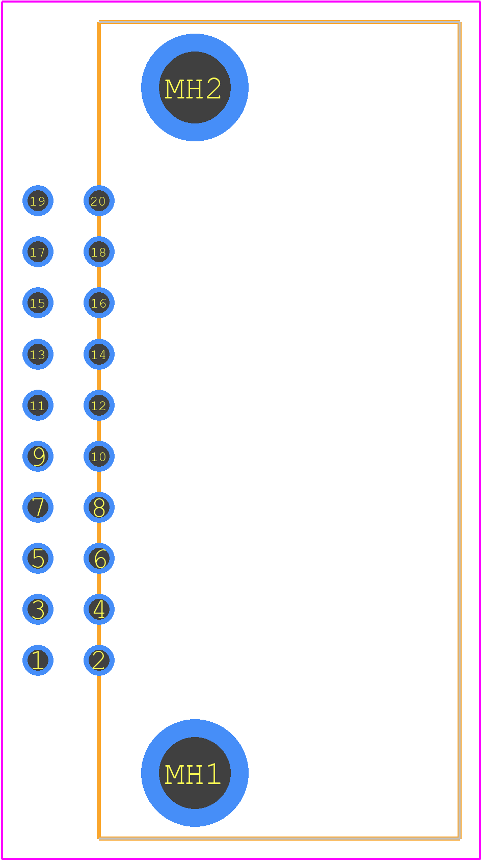 175975-2 - TE Connectivity PCB footprint - Other - Other - 175975-2-1
