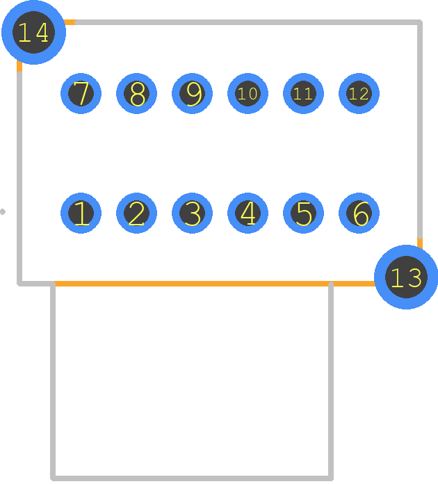 1825265-1 - TE Connectivity PCB footprint - Other - Other - 1825265-1