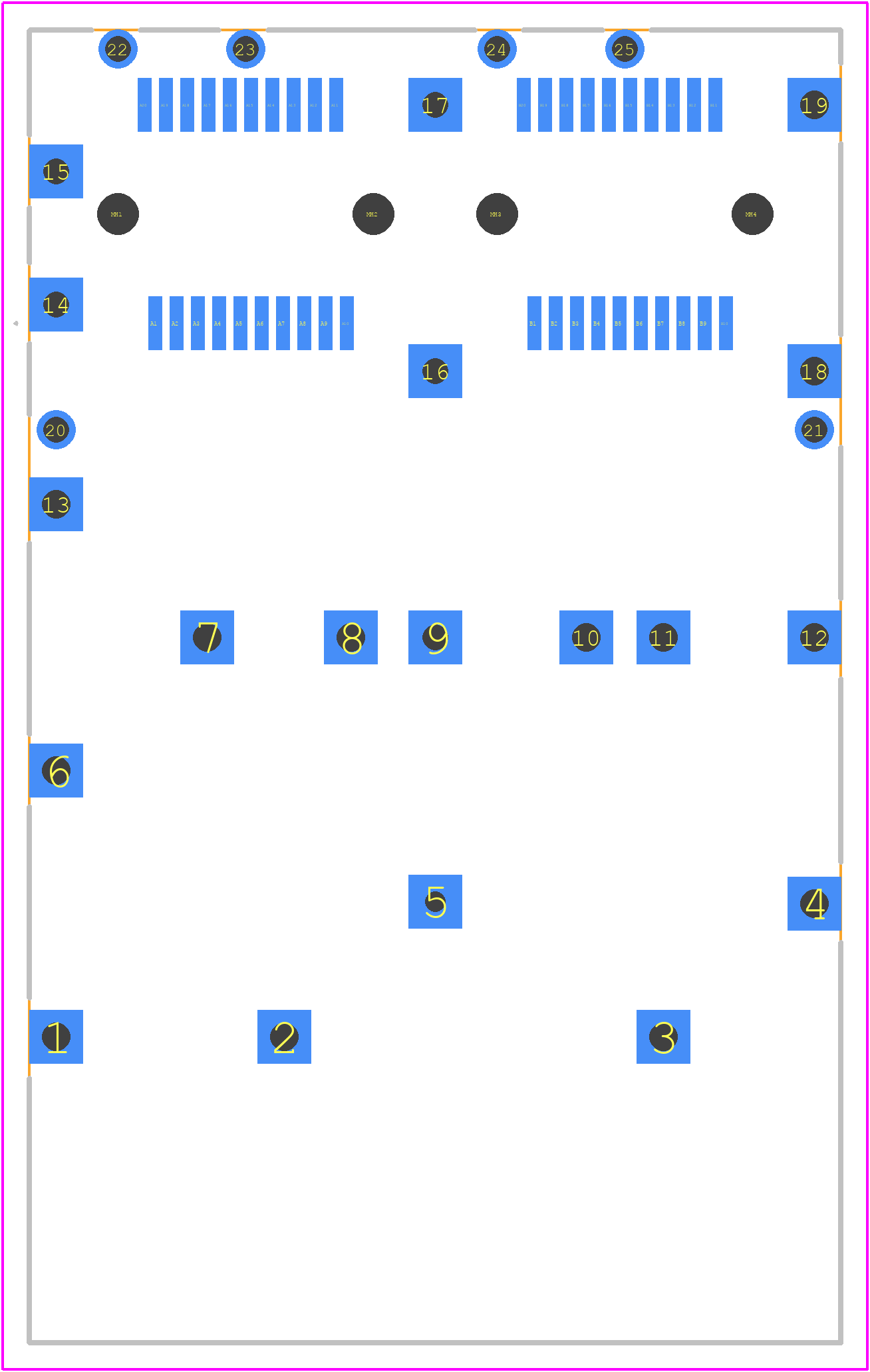 2007263-1 - TE Connectivity PCB footprint - Other - Other - 2007263-1-5