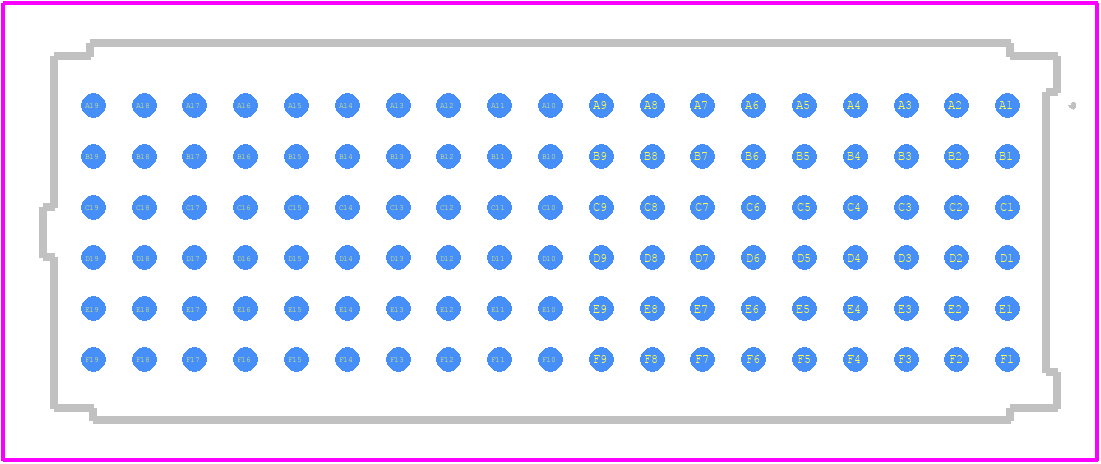 2102061-2 - TE Connectivity PCB footprint - Other - Other - 2102061-2-5