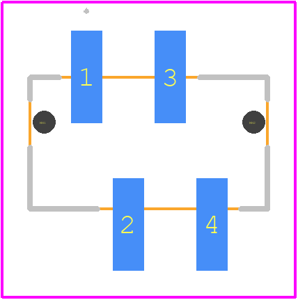 292230-4 - TE Connectivity PCB footprint - Other - Other - 292230-4-3