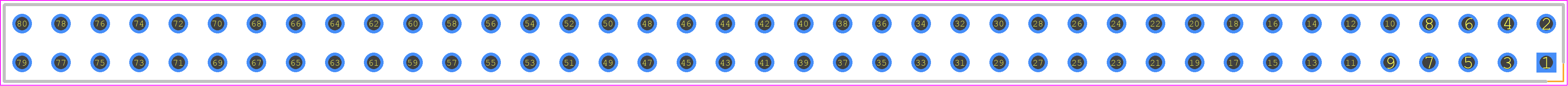 4-103322-0 - TE Connectivity PCB footprint - Header, Vertical - Header, Vertical - 4-103322-0-