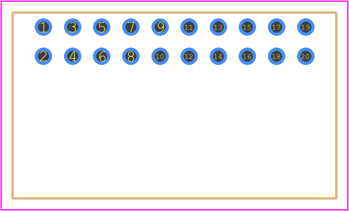 5-103166-8 - TE Connectivity PCB footprint - Other - Other - 5-103166-8-3