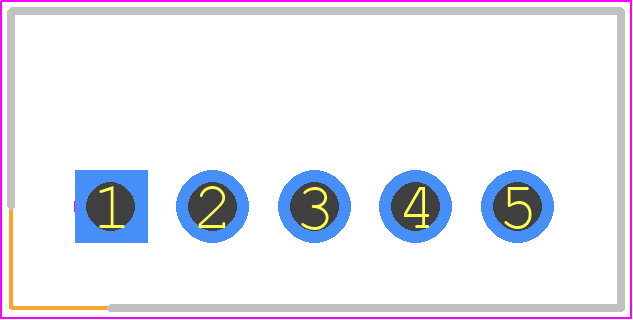 5-103669-4 - TE Connectivity PCB footprint - Header, Shrouded - Straight PTH Box - Header, Shrouded - Straight PTH Box - 5-103669-4