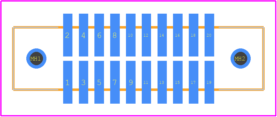 5-104550-2 - TE Connectivity PCB footprint - Other - Other - 5-104550-2-1