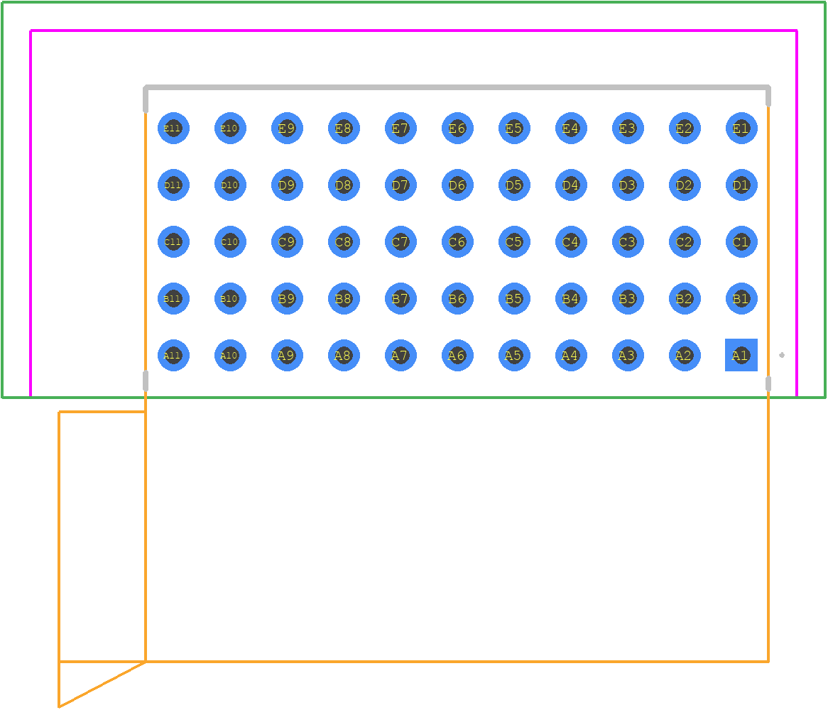 5100161-1 - TE Connectivity PCB footprint - Other - Other - 5100161-1-2