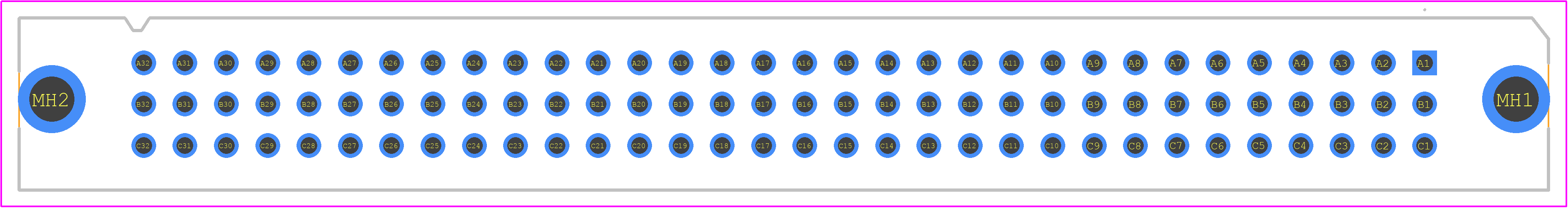 535043-4 - TE Connectivity PCB footprint - Other - Other - 535043-4-1
