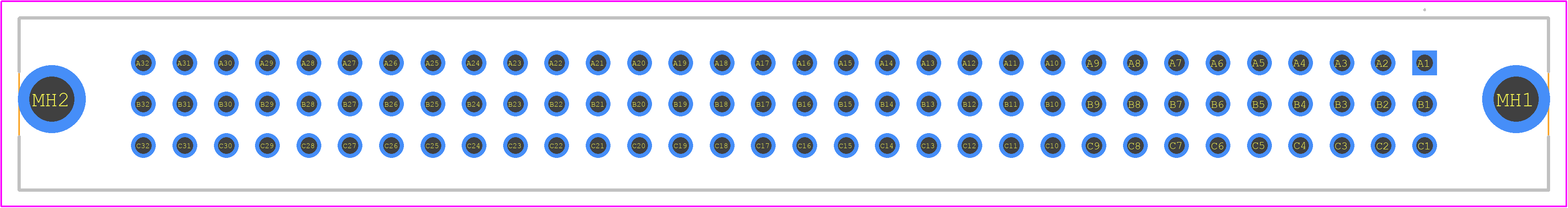 535090-4 - TE Connectivity PCB footprint - Other - Other - 535090-4-3