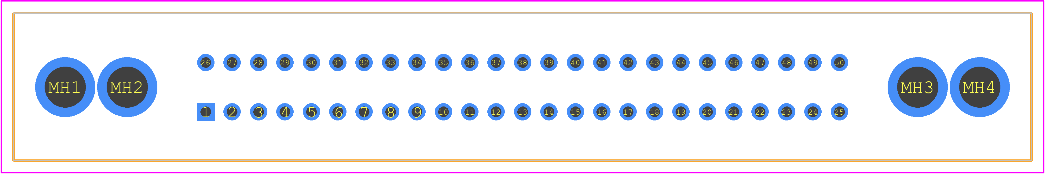 553443-4 - TE Connectivity PCB footprint - Other - Other - 553443-4-3