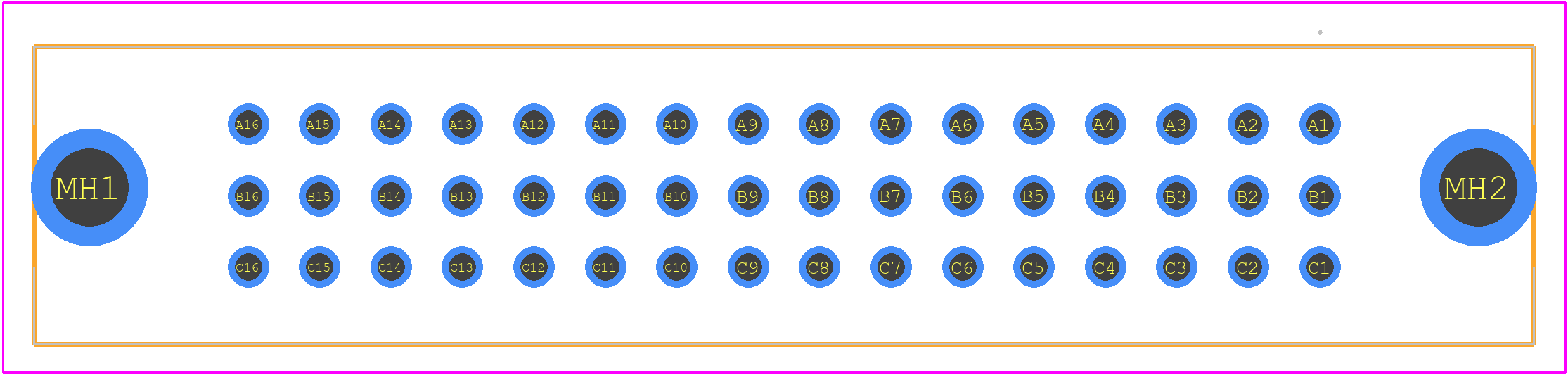 5535070-4 - TE Connectivity PCB footprint - Other - Other - 5535070-4-3