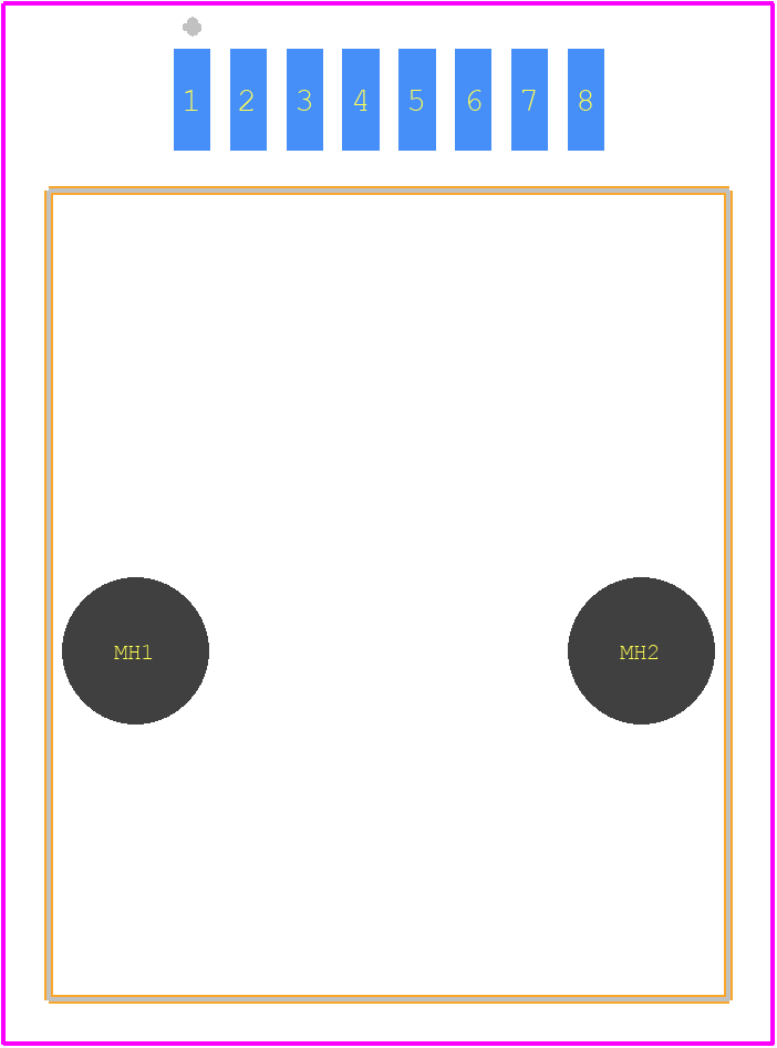 5555248-1 - TE Connectivity PCB footprint - Other - Other - 5555248-1-3