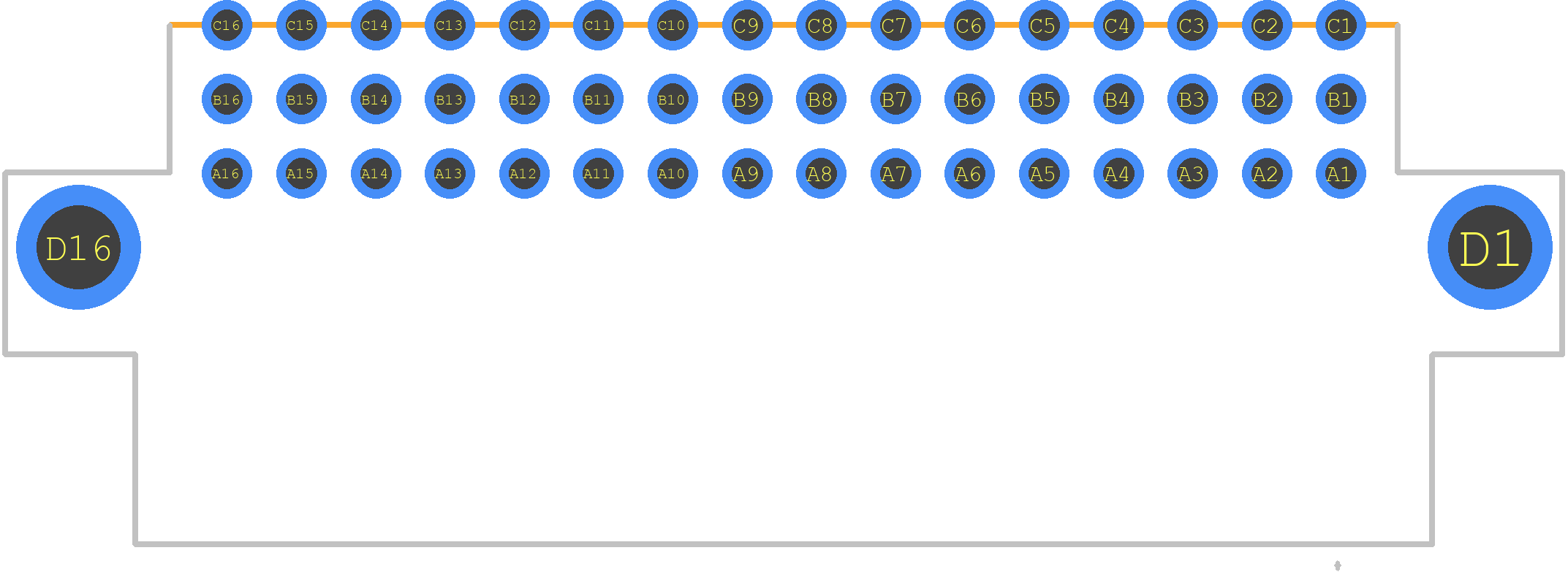 5650868-4 - TE Connectivity PCB footprint - Other - Other - 5650868-4