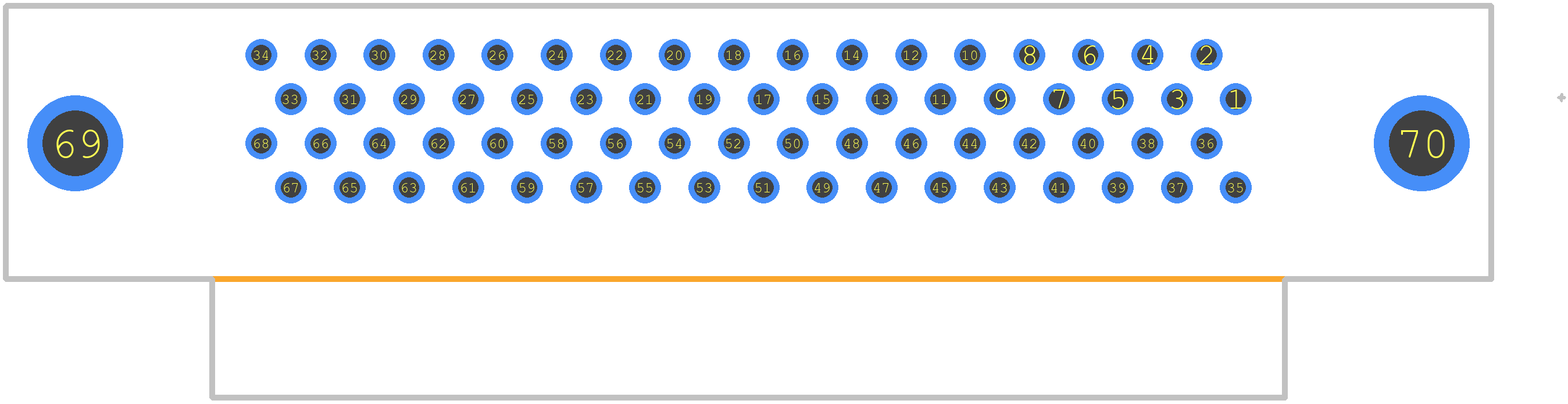 5787082-7 - TE Connectivity PCB footprint - Other - Other - 5787082-7