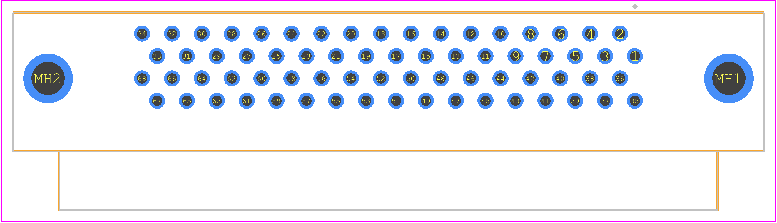 5787169-7 - TE Connectivity PCB footprint - Other - Other - 5787169-7