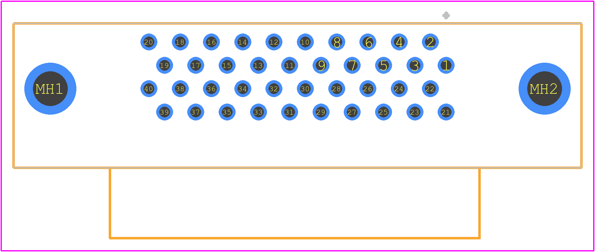5787170-4 - TE Connectivity PCB footprint - Other - Other - 5787170-4-3