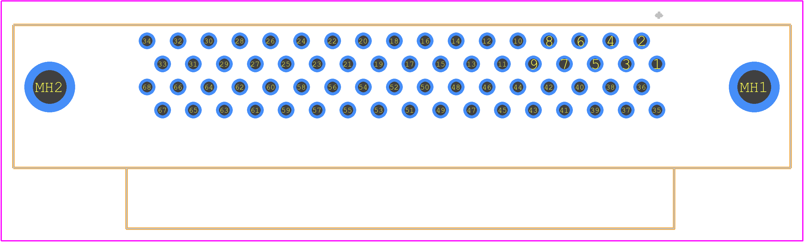 5787362-7 - TE Connectivity PCB footprint - Other - Other - 5787362-7-1