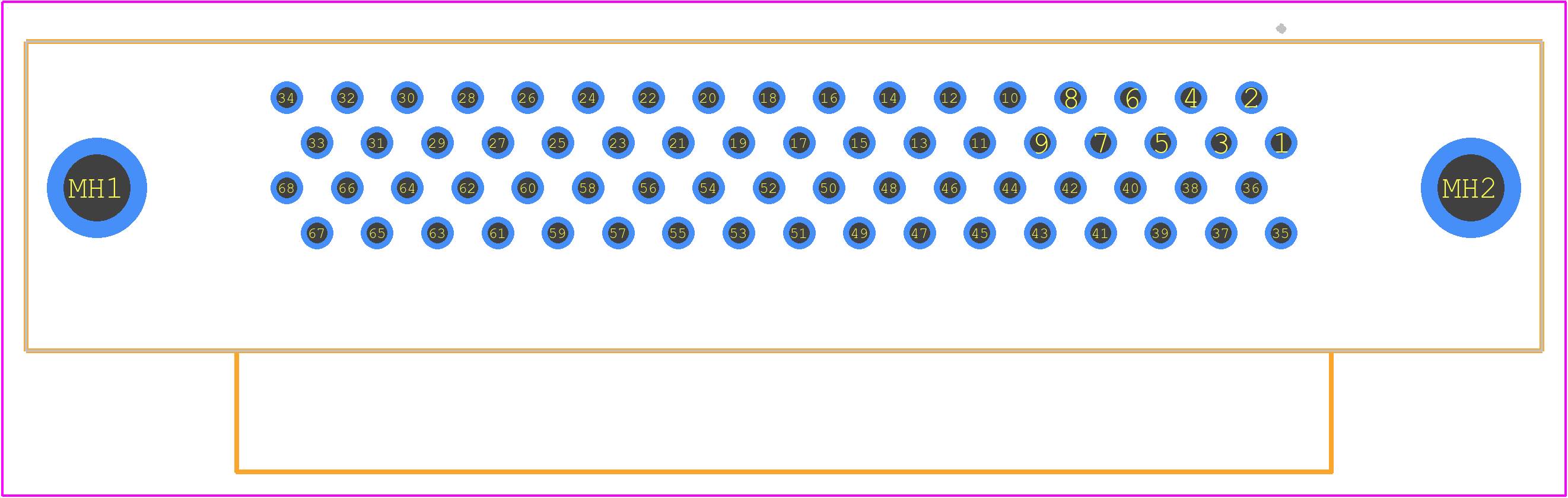 5787394-7 - TE Connectivity PCB footprint - Other - Other - 5787394-7-1