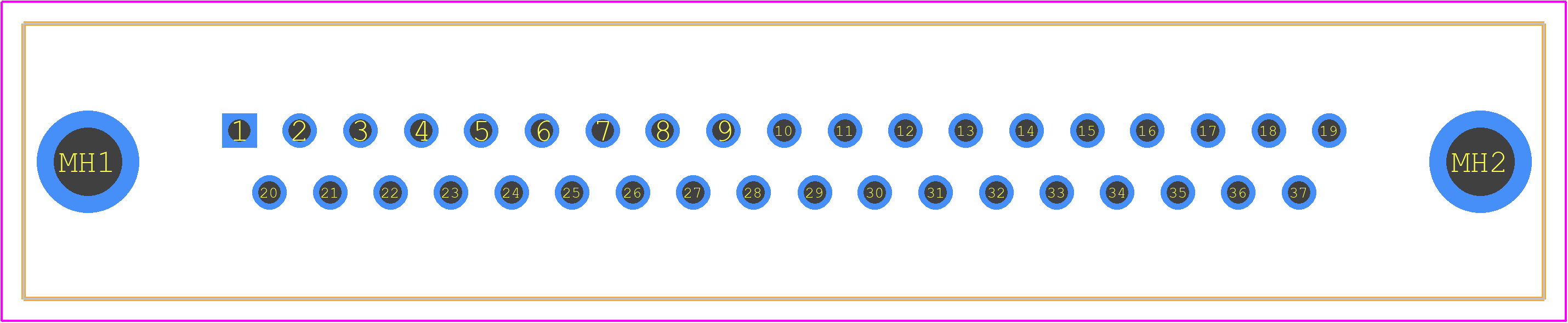 5787686-1 - TE Connectivity PCB footprint - Other - Other - 5787686-1-1