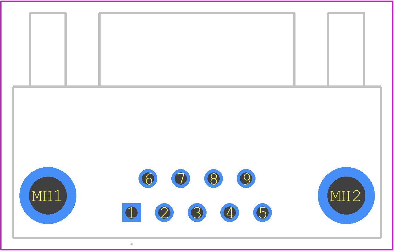 5788797-1 - TE Connectivity PCB footprint - Other - Other - 5788797-1-2