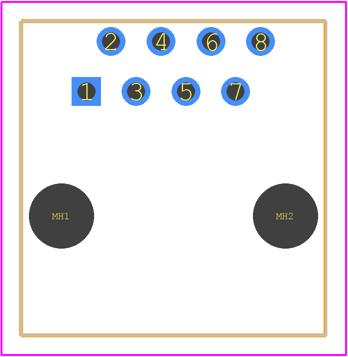 6116201-1 - TE Connectivity PCB footprint - Other - Other - 6116201-1-2