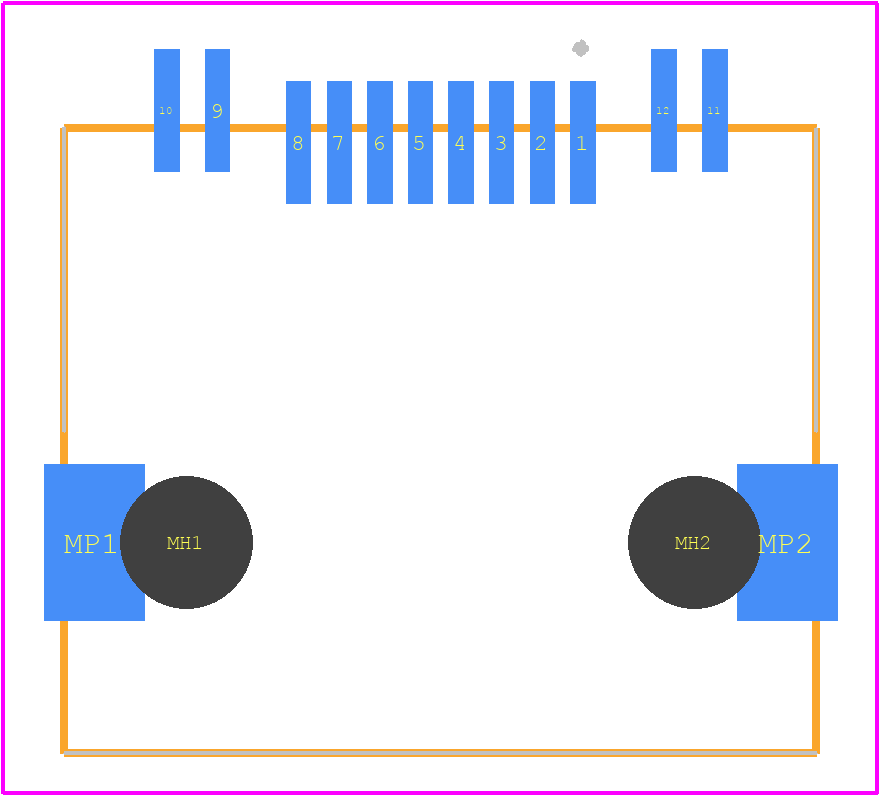 6339191-1 - TE Connectivity PCB footprint - Other - Other - 6339191-1-4
