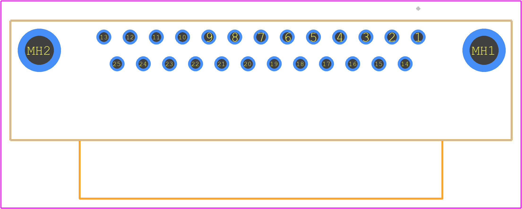 745783-4 - TE Connectivity PCB footprint - Other - Other - 745783-4