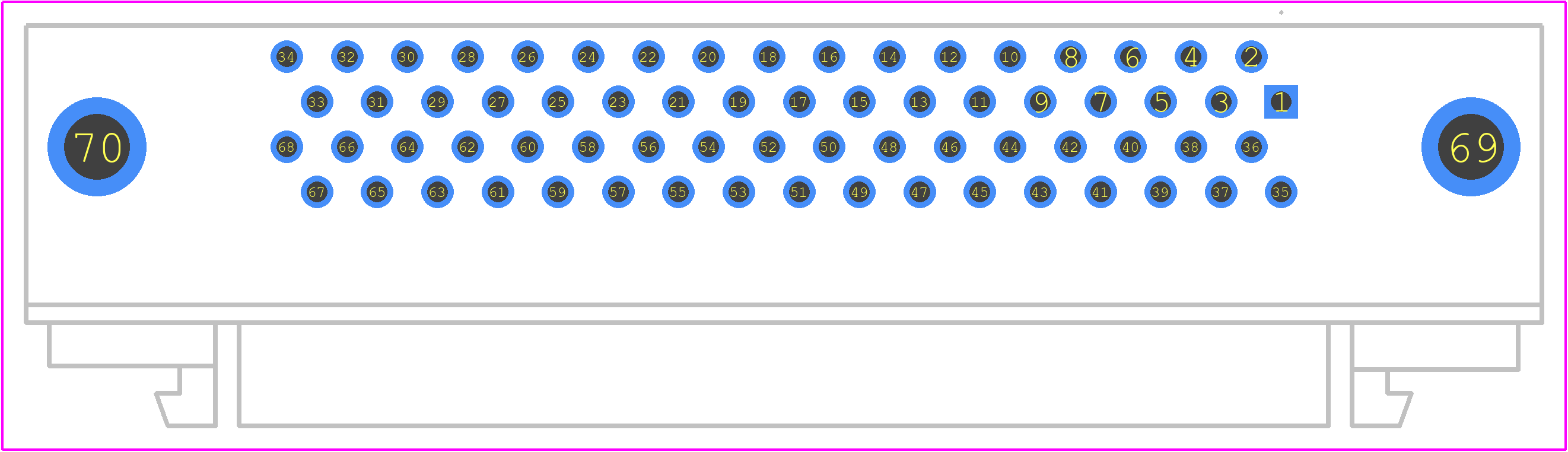 787171-7 - TE Connectivity PCB footprint - Other - Other - 787171-7-1