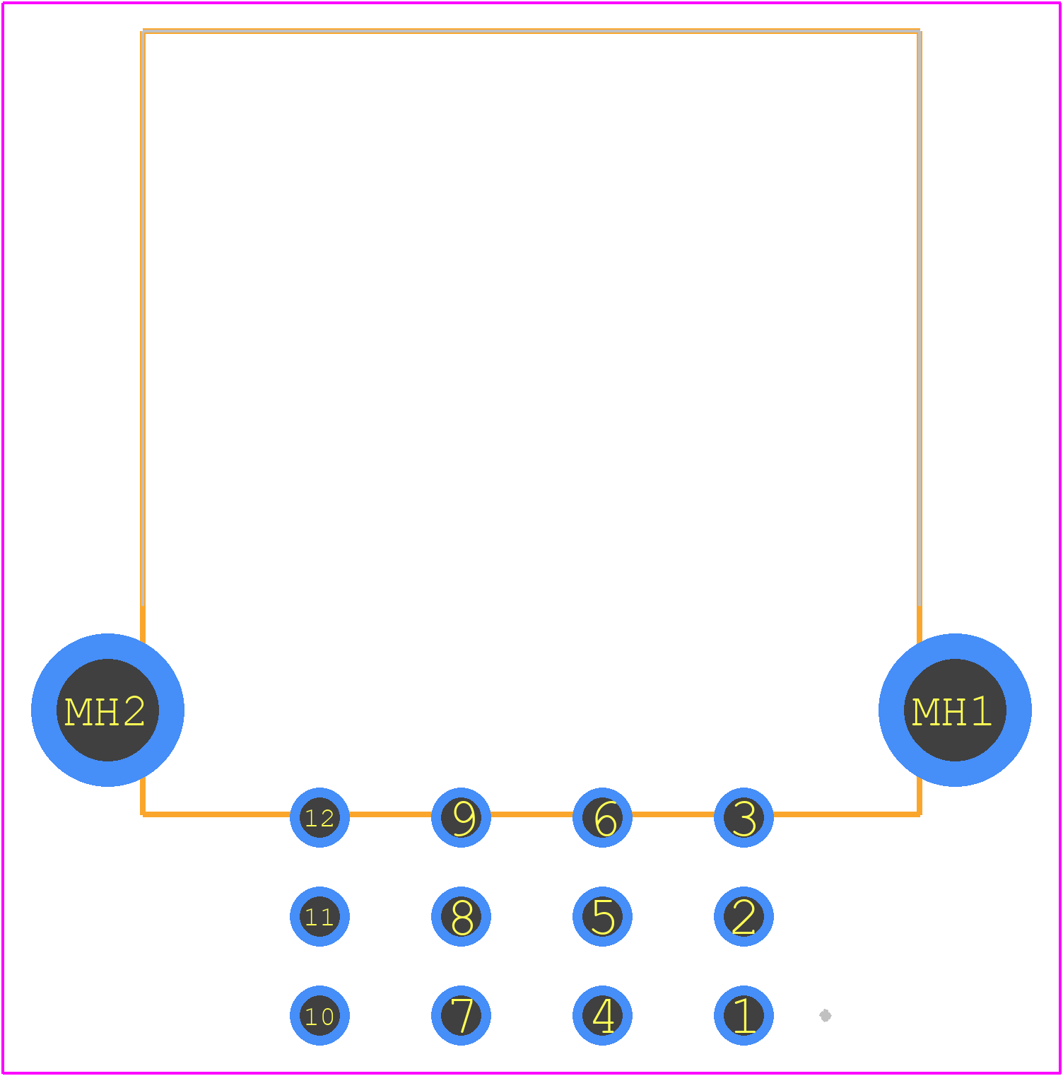 966140-3 - TE Connectivity PCB footprint - Other - Other - 966140-3-1