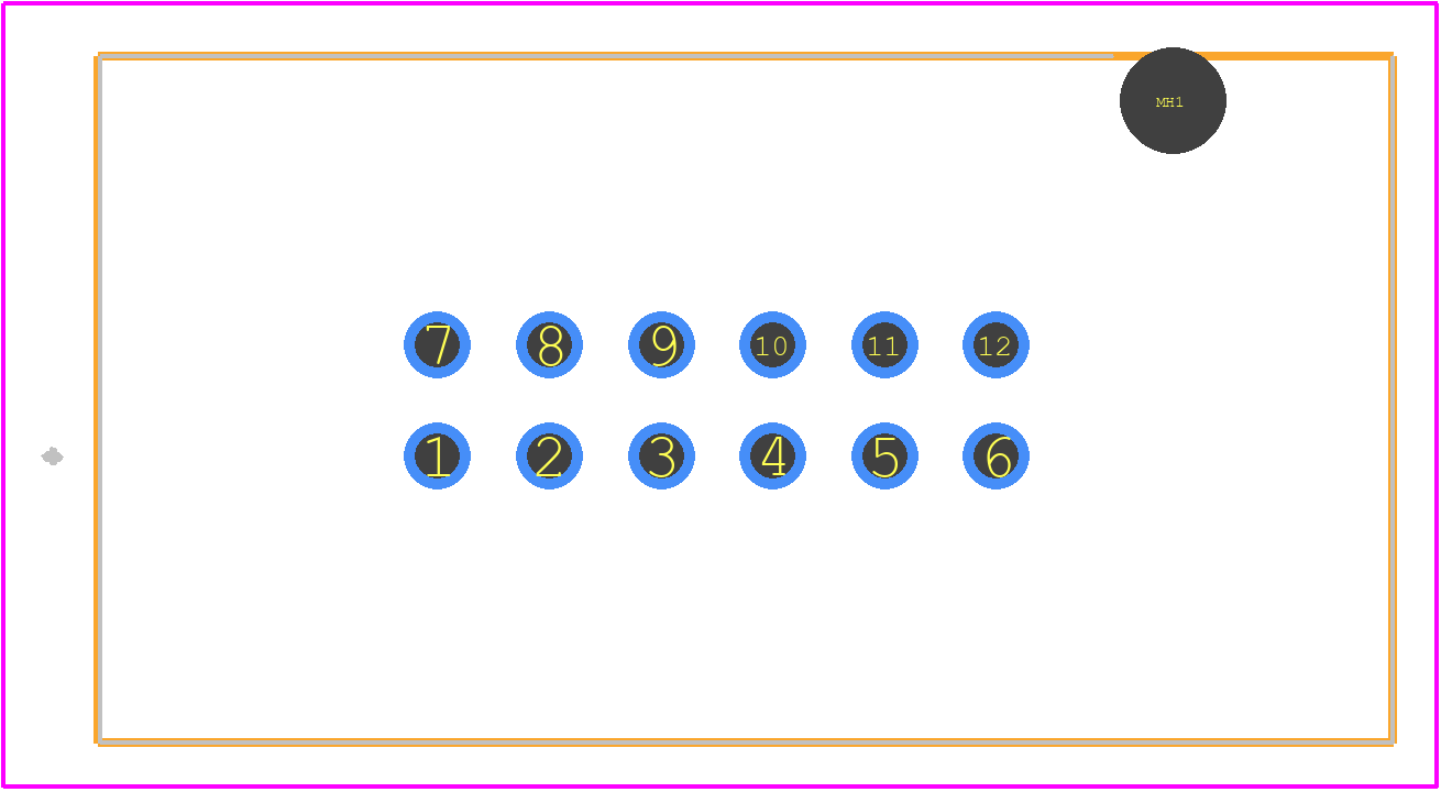 967646-1 - TE Connectivity PCB footprint - Other - Other - 967646-1-3