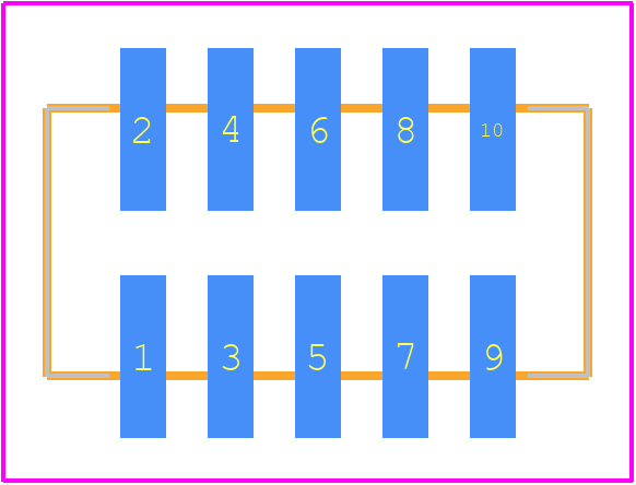159110-2012 - 3M PCB footprint - Other - Other - 159110-2012-2