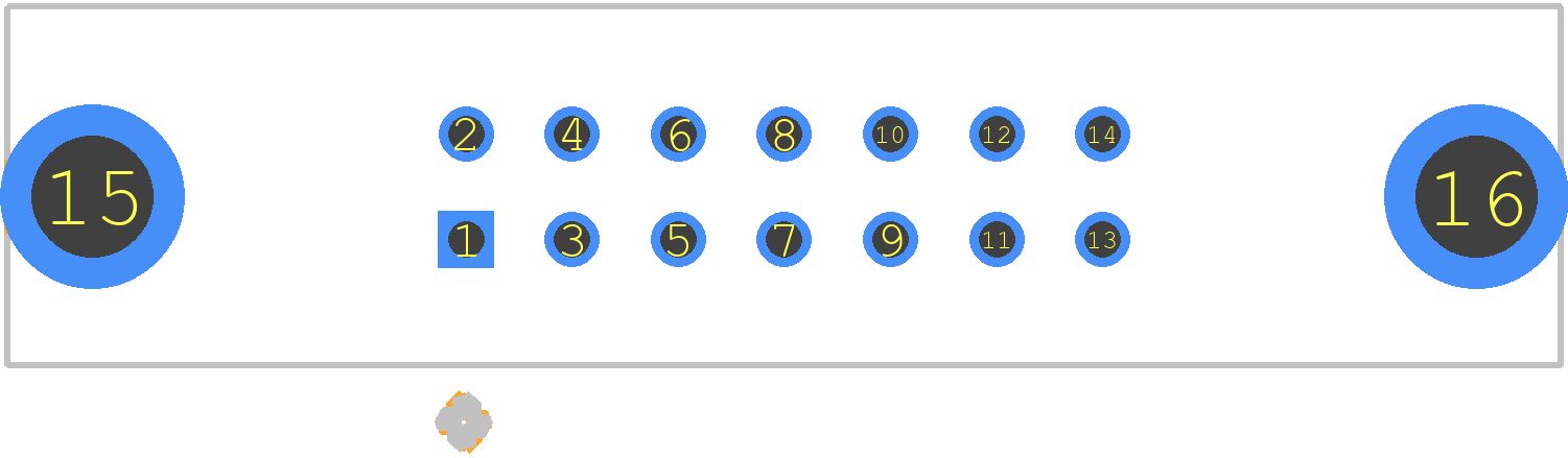 N3314-6002RB - 3M PCB footprint - Other - Other - 3M_N3314-6002RB